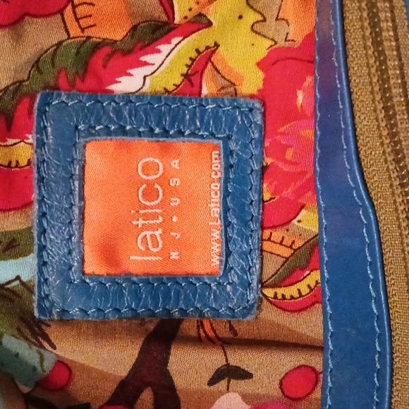 Latico blue leather purse - Picture 7 of 10
